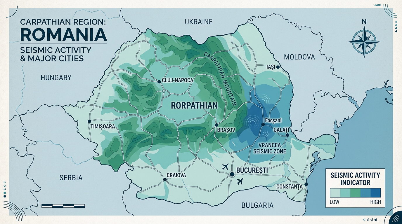 CUTREMUR DE MAGNITUDINE 3,1 ÎN JUDEȚUL SUCEAVA, VINERI DIMINEAȚĂ